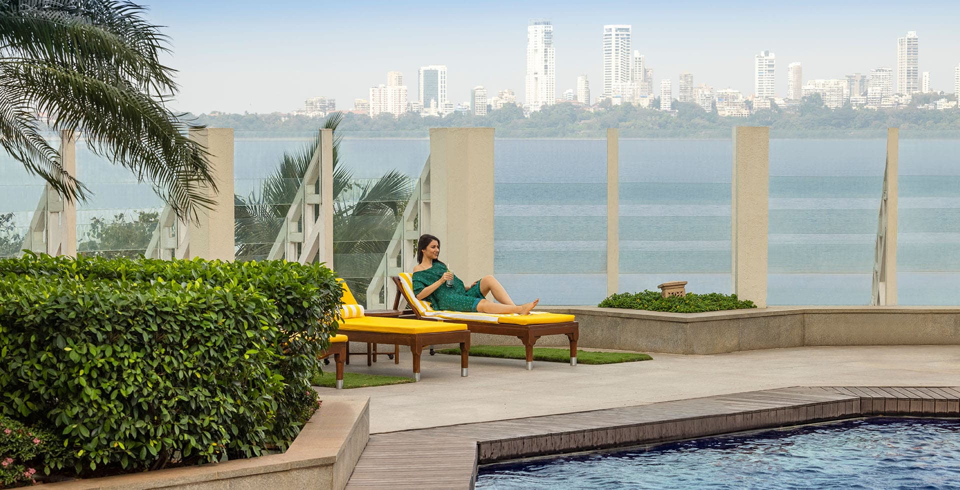 The Oberoi Mumbai at Nariman Point overlooking the Arabian Sea